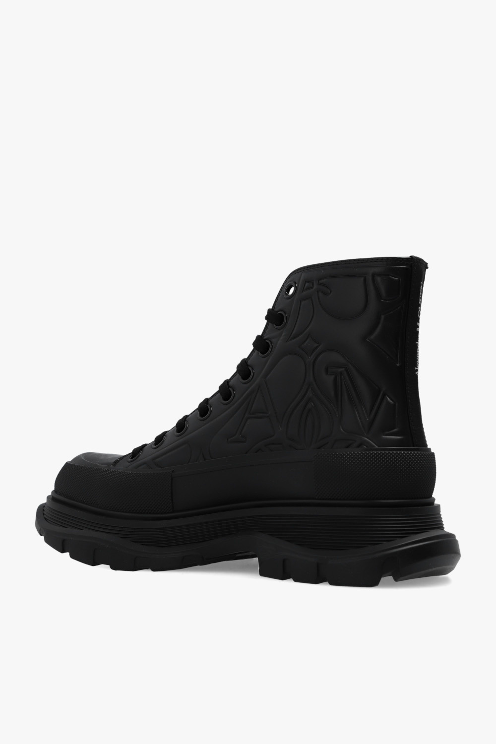 Alexander McQUEEN 697080W4LR19243 関税送料込 Alexander McQueen logo-print low-top Sneakers | Black | FARFETCH